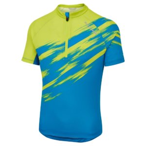 Airstream Short sleeve jersey blue/lime