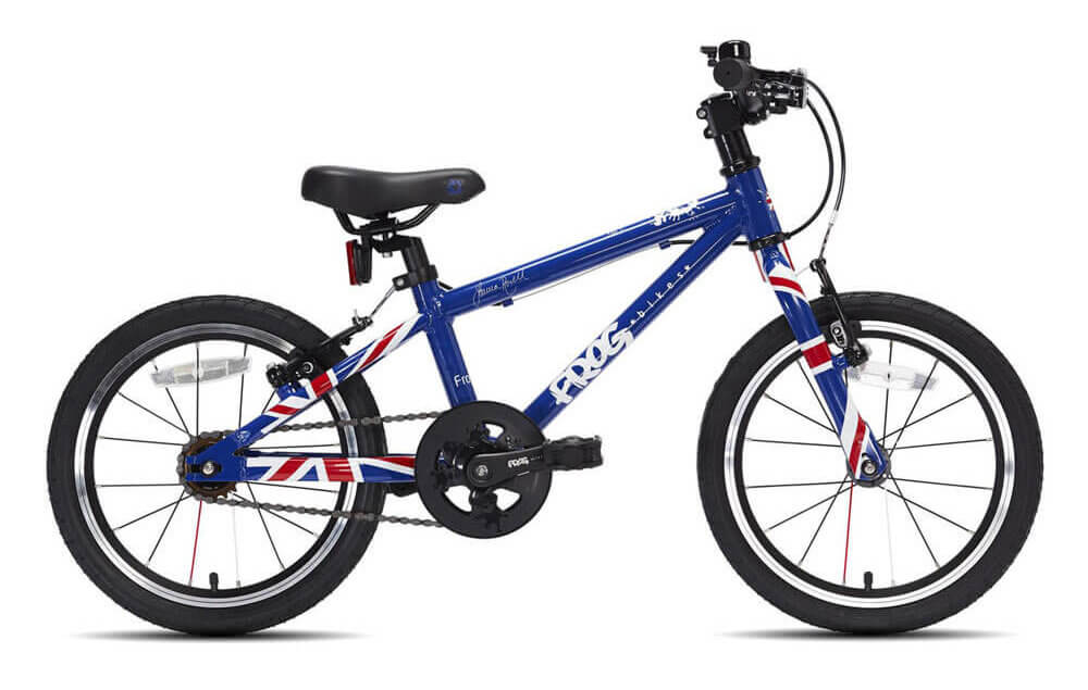 frog 48 kids first pedal bike union jack 