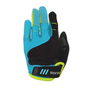 polaris tracker 2.0 black and blue child's cycling gloves