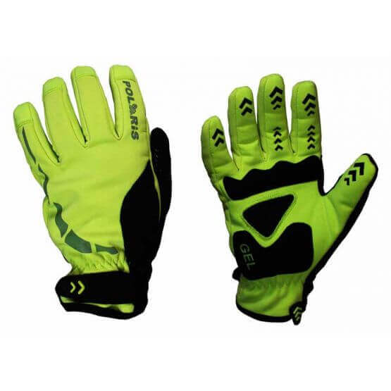 hi vis kids gloves neon yellow