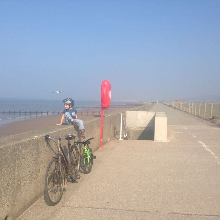 boy on an orbea grow