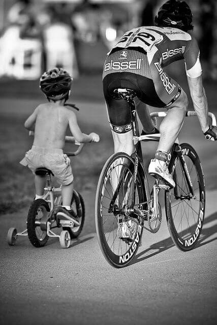 when to start riding with your kids