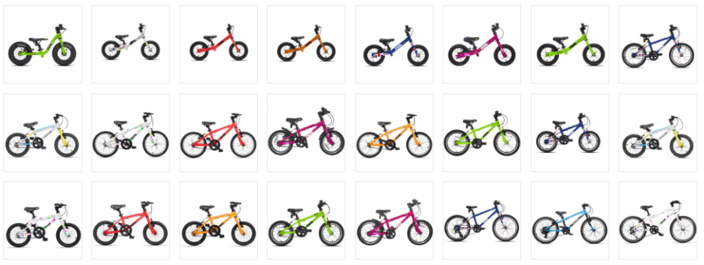 frog bikes range uk