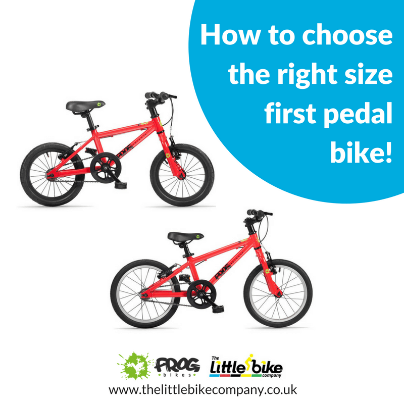 how to choose the right size frog bike