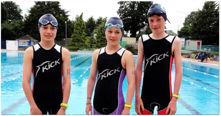 dolphin kick tri clothing for kids - swimming