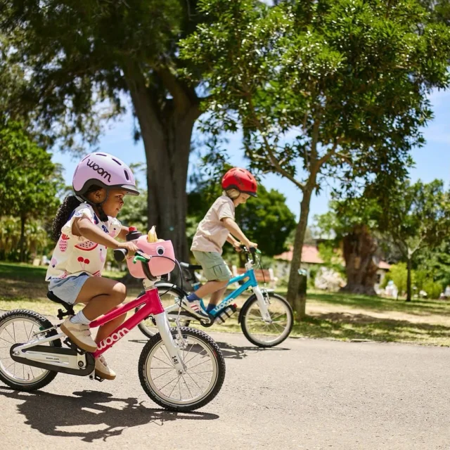 Happy sunny days!! ☀️ A bike ride in this lovely warm weather on a woom GO is a fantastic way for kids to have fun and enjoy the sunshine! ☀️ 

The lightweight and ergonomic design of the woom GO makes it easy for kids to manoeuvre, encouraging independence and confidence as they enjoy the warm weather.

Woom GO bikes are designed for young riders 18 months and up, featuring a superlight frame, a comfortable upright riding position, and child-friendly safety features like grippy tires and a flexible steering limiter to prevent crashes. 

#woomgo #woombikes #kidsbikes #kidshelmets #sunnydays