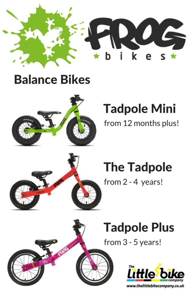 tadpole frog balance bikes